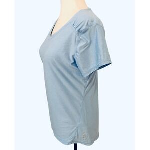 HEAD‎ Women's Size Small Light Blue V-Neck Short Sleeve Athletic T-Shirt